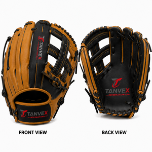 Gants de baseball synthétiques à doigts entiers pour lanceur et receveur, imperméables, respirants, avec sangle de poignet réglable et fermeture auto-agrippante - Product Image 3