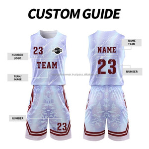 เสื้อบาสเก็ตบอลทีม laker เสื้อบาสเก็ตบอลระบายอากาศออกแบบชุดของคุณเอง - Product Image 4