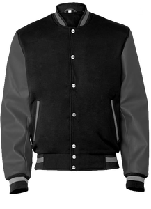 <b>Men's</b> Canvas Fabric Custom Embroidered Varsity <b>Jacket</b> with Polyester Shell OEM ODM Wholesale - Product Image 2