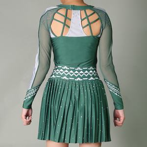 ชุดยูนิฟอร์มเชียร์ลีดเดอร์โรงเรียนแบบเซ็กซี่สำหรับผู้หญิงและเด็กผู้หญิง แห้งเร็ว สวมใส่สบาย ผลิตจากโพลีเอสเตอร์ 100% รับผลิตตามแบบ พร้อมบริการติดแบรนด์ - Product Image 2