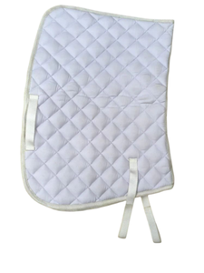 SHEMAX 2024 EQUESTRIAN SS'22 Circular Quilted Jersey Dressage Saddle Pad HIGH QUALITY CUSTOMIZED QUILTING DESIGN ALL COLORS - Product Image 4