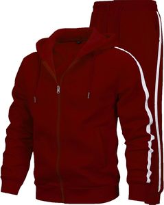 Conjunto Deportivo Informal para Hombre, Nueva Llegada 2026 |   Conjunto Deportivo Ligero para Primavera y Otoño |   Ropa Deportiva a Rayas Blancas y Naranjas - Product Image 4