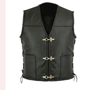 Chaleco de Cuero para Hombre, Diseño Nuevo, Moderno, de Lana, Casual, de Alta Calidad, para Invierno, Personalizable, Resistente al Viento y Transpirable - Product Image 5