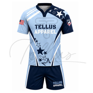 Top Quality Rugby Uniform Team Wear Oversized rugby Uniform Best Material Rugby Uniforms Factory Made Cheap Price Rugby Uniform - Product Image 1