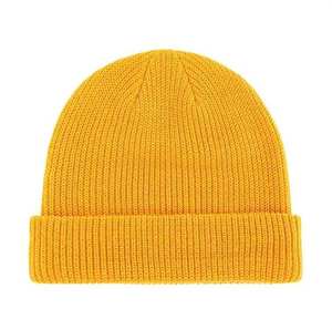 Gorro de Punto Personalizado 100% Acrílico, Duradero, al por Mayor, Gorro de Invierno Cálido con Puño, Unisex, Logotipo OEM BC-008, Bordado 3D - Product Image 1