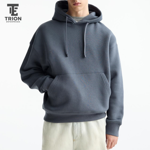 Vente en gros de sweat-shirts à capuche surdimensionnés pour hommes en coton 100% pour un style hivernal thermique de couleur Purple Haze, motif uni, impression de logo personnalisée - Product Image 1