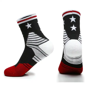 Tennis Sports Socks Standard Cotton Bottom Summer Knitted Athletic <b>Ankle</b> <b>Support</b> Anti-Bacterial Breathable - Product Image 4