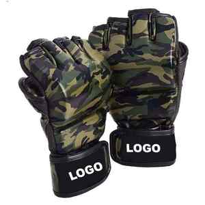 Guantes de Boxeo y MMA con Logotipo Personalizado, Color Sólido, Cuero, para Artes Marciales, Entrenamiento y Combate, Disponibles en Todas las Tallas, Duraderos - Product Image 1