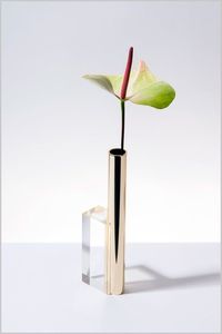 Luxury stainless steel Tabletop <b>Vases</b> Rust Resistant <b>Gold</b> Finish Decorative for home & office - Product Image 2