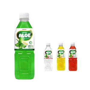 Échantillons Gratuits Boisson Aloe Vera Faible en Sucre 500ml Saveur Fruitée OEM Marque Privée Prix de Gros Fabriqué au Vietnam - Product Image 1