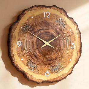 Reloj de madera de primera calidad, reloj de pared moderno para sala de estar, reloj de pared para dormitorio, reloj de pared para oficina, reloj decorativo de pared, reloj de pared ecológico - Product Image 1