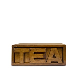 Boîte de rangement pour épices en bois de teck minimaliste, boîte à thé multifonctionnelle artisanale - Product Image 2