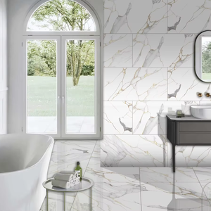 กระเบื้องปูพื้นและผนังพอร์ซเลน Modern Loyal Satvario ขนาด 60x120 ซม. ผิวด้านขัดเงา สำหรับตกแต่งภายในบ้านพักตากอากาศ โรงแรม และอพาร์ตเมนต์ - Product Image 1