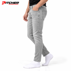 Custom <b>Mens</b> Dirty Wash Denim <b>Jeans</b> Cotton Stretch Denim <b>Relaxed</b> <b>Fit</b> Wholesale Fashion Retail - Product Image 3