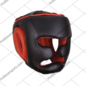 Protège-têtes de karaté kickboxing noirs les plus vendus pour la boxe et les combats de MMA Protège-tête confortable - Product Image 3
