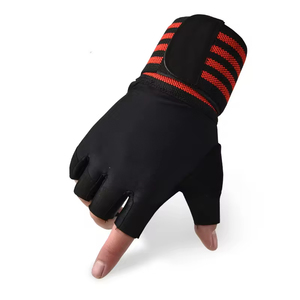 Guantes de Levantamiento de Pesas Unisex Antideslizantes Personalizados, Material de Cuero, Ligeros y Transpirables para Entrenamiento Físico en el Gimnasio - Product Image 3