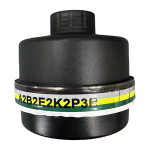 Filtre à gaz multi-usages EN14387 A2B2K2E2P3 RD40 haute efficacité pour la contamination des environnements toxiques - Product Image 4