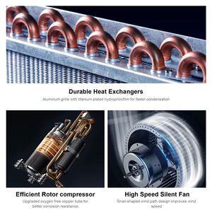 320 Punti. 9.000 mq Deumidificatore Industriale Commerciale Senza Secchio Ft. Bucket Less Grigio con Pompa 320 Pt. 9.000 mq Deumidificatore senza secchio Ft. Bucket Less - Product Image 6