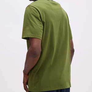 T-shirts en coton de bambou pour hommes, manches courtes, avec poche, t-shirt d'été pour hommes, haut durable, t-shirts à col rond pour hommes - Product Image 5