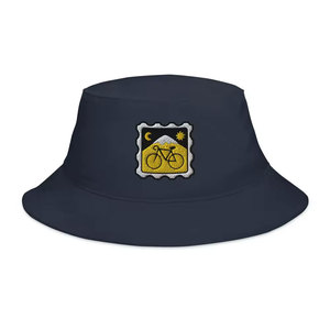 BRANIS SPORTS Gorro de Pescador Unisex Negro 100% Algodón Estilo Urbano con Diseño Bordado de Bicicleta de Montaña para Ciclismo y Actividades al Aire Libre - Product Image 6