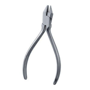 Alicates de Tres Mordazas con Punta Reforzada, Instrumento Dental de Ortodoncia, Herramienta Profesional Manual de Acero Inoxidable para Doblar y Formar Alambres - Product Image 1