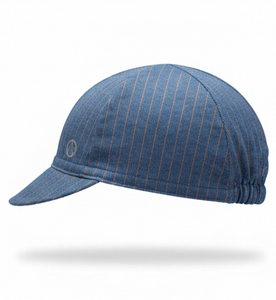 Gorro Deportivo Ligero para Verano, con Rayas Azules, Protección UV, Banda Absorbente y Tejido Transpirable - Product Image 2