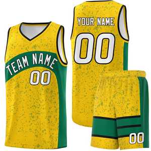 Conjunto de Camiseta y Pantalones Cortos de Baloncesto Personalizados con Nombre, Número y Logotipo, Ropa Deportiva Ligera y Transpirable - Product Image 6