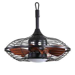 Ventilatore da soffitto a LED da 20 pollici con montaggio a downrod, 18W, 3CCT, pale in ABS, gancio di sospensione per esterni, patii e pergole, motore DC - Product Image 2