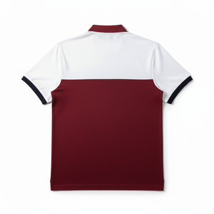 เสื้อโปโลลำลองสไตล์กึ่งทางการ แขนสั้นทรงเข้ารูป คอปก เสื้อกอล์ฟเนื้อผ้านุ่ม ใส่สบายทรงโอเวอร์ไซส์สำหรับผู้ชาย - Product Image 3