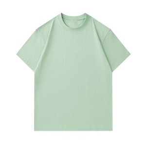 T-shirt en coton uni minimaliste pour homme, respirant, doux, léger, confortable, décontracté, pour un usage quotidien, été - Product Image 4