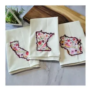 ผ้าเช็ดชาแบบหนาพิเศษ ผ้าฝ้ายเนื้อนุ่ม พิมพ์ลาย แห้งเร็ว เป็นมิตรกับสิ่งแวดล้อม ปรับแต่งสีและโลโก้ได้ สำหรับพิธีชงชา - Product Image 1