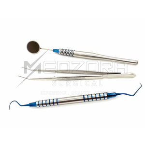 ชุดเครื่องมือตรวจทางทันตกรรมพื้นฐาน MEDZORA SURGICAL  ชุดเครื่องมือผ่าตัดทำจากเหล็กกล้าไร้สนิมสำหรับการผ่าตัดช่องปาก-ได้รับการรับรองมาตรฐาน CE - Product Image 3