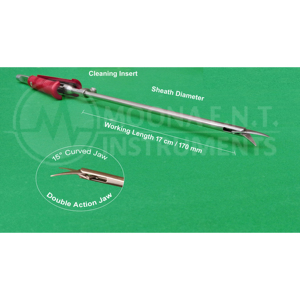 Ciseaux pour chirurgie cardiaque Valvegate 15 °   Mâchoire incurvée à double action, longueur de travail 17 cm, instruments chirurgicaux de cardiologie - Product Image 1