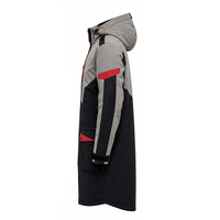 Vêtements d'hiver décontractés pour hommes, parkas longs à capuche en toile polyester/nylon, grandes tailles, durables, chauds, vêtements de tous les jours, vente en gros