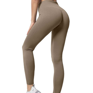 Conjunto de Yoga para Mujer, Fabricación Pakistaní, para Uso en Interiores y Exteriores, Spandex y Nailon, Cintura Elástica Delantera, Transpirable y Ligero, 2 Piezas - Product Image 4