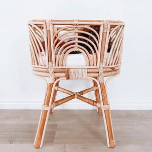 Cuna para muñecas, cuna de mimbre natural de primera calidad, juguete para niños, cuna de ratán para muñecas, juguetes de alta calidad en venta - Product Image 3