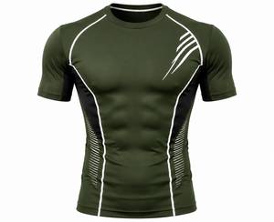 <b>Men's</b> Compression Performance T Shirt Quick Dry Short Sleeve Gym Fitness Training Running <b>Base</b> <b>Layer</b> Sports Compression T-Shirt - Product Image 4