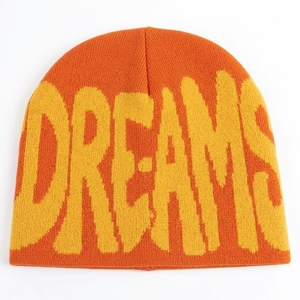 Bonnet d'hiver jacquard épais personnalisé en acrylique doux avec lettres imprimées pour le ski - Product Image 6