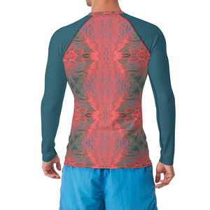 Camiseta de Protección Solar Personalizada con Diseños Sublimados, Transpirable, de Secado Rápido, 100% Poliéster y Spandex, para Logotipo Personalizado, Alta Calidad - Product Image 2