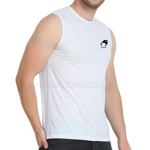 Concevez votre propre t-shirt de sport sans manches grande taille, t-shirts de sport sans manches de qualité supérieure - Product Image 2