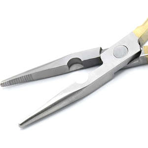 Pince à anneaux fendus à bec long pour la pêche à la mouche, en acier inoxydable, instrument durable pour activités de plein air, en aluminium, par zuol - Product Image 1