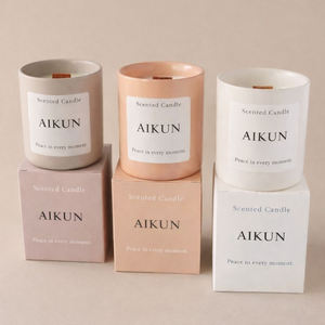 AIKUN Bougies Parfumées Tendance, Bougies Parfumées de Luxe, Bougies Parfumées sous Marque Blanche, Logo et Emballage Personnalisés pour Logo sur Mesure - Product Image 3