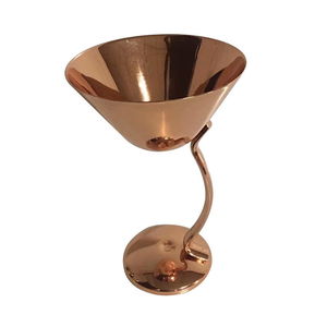 Vasos de Martini y Margarita de Acero Inoxidable, Copas de Vino, Copas de Cóctel, Vasos de Vino de Metal con Recubrimiento de Cobre, Suministros para Bares - Product Image 2