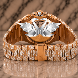 Men's Luxury Moissanite Diamond Watch Full Pave Handset VVS Stones Bracelet Watch - Product Image 3