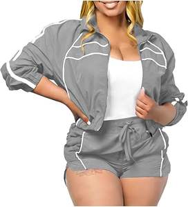 Traje Cortavientos Transpirable para Mujer, Hecho en Fábrica, Ropa de Invierno Cálida, Nuevo Estilo Cómodo, Cortavientos para Mujer con Contraste de Color - Product Image 6