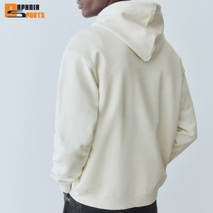 Sudadera con Capucha para Hombre, Corte Regular, Invierno, 100% Algodón, Felpa, Tallas Grandes, Estilo Casual Urbano - Product Image 3