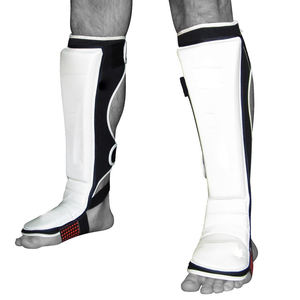 สนับแข้งมวยไทยหนังแท้และ PU สำหรับ MMA และมวยสากล - Product Image 1