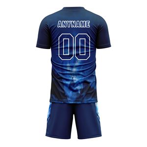 เสื้อฟุตบอลแบบกำหนดเองสำหรับผู้ชาย ชุดทีมเยาวชน ชื่อและหมายเลขส่วนตัว โลโก้ ผู้จัดจำหน่ายขายส่ง - Product Image 3