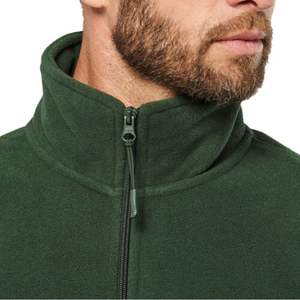 Veste polaire pour homme, manches longues, meilleur design, matière polaire personnalisée, couleur unie, chaude, nouveau design - Product Image 2