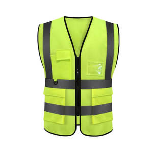Chaleco de seguridad reflectante de alta visibilidad, chaleco ejecutivo, chaleco de trabajo, chaleco indispensable, ropa cómoda - Product Image 1